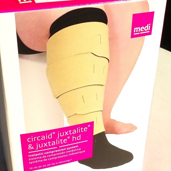 Medi Compression Stockings HD Lower Leg Med Short  CJL3S002 Circaid Juxtalite - Picture 7 of 7